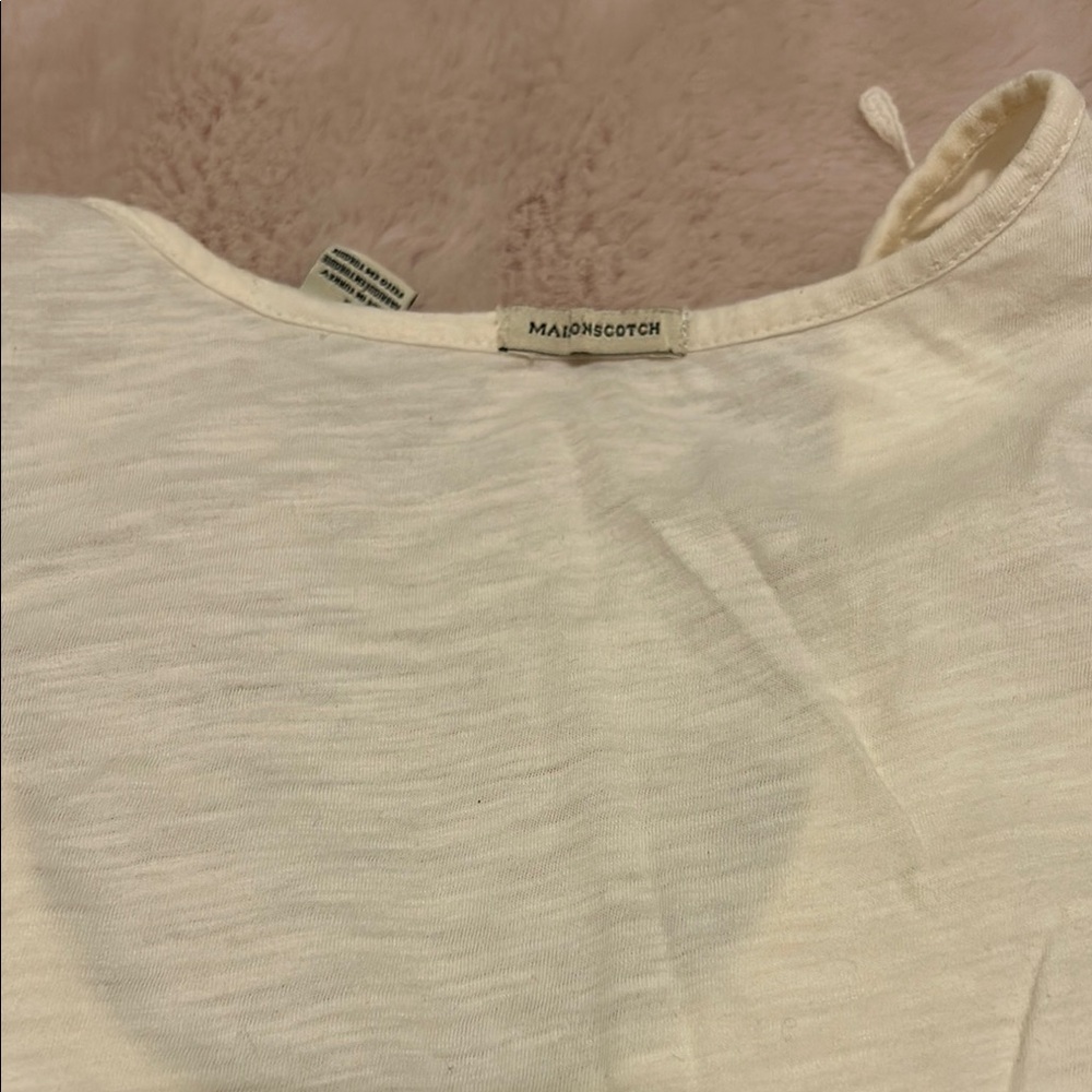 Cream Ruffled Tank Top - Picture 5 of 5